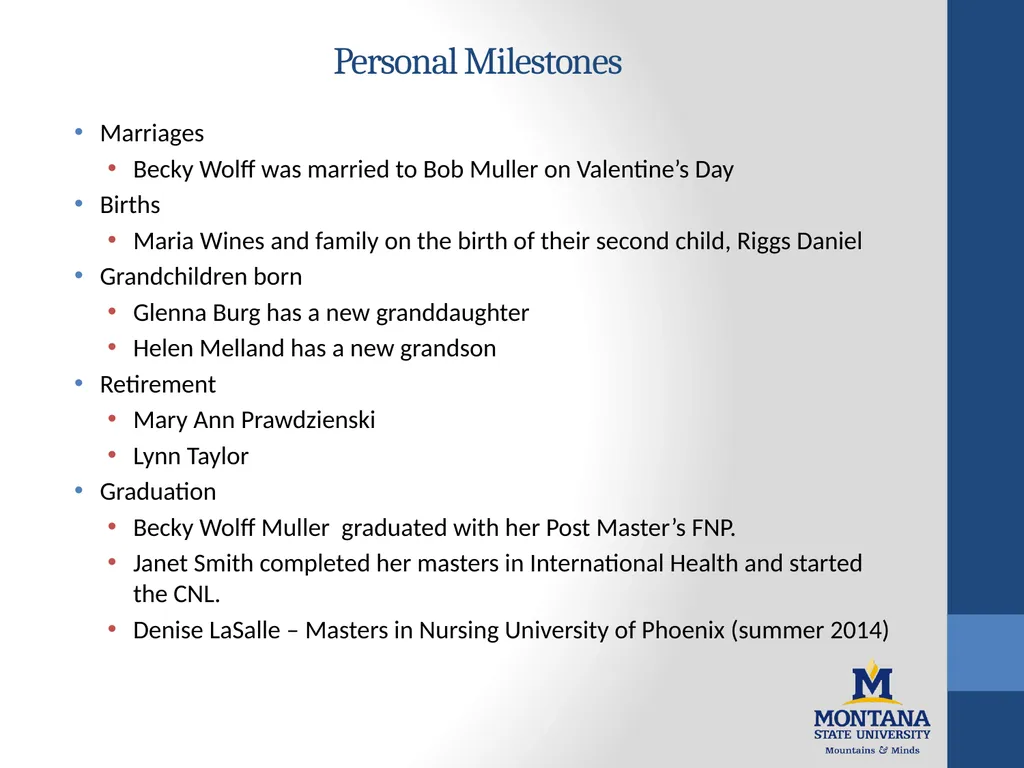 College of Nursing 2013-2014 Academic Year - slide 28 of 30