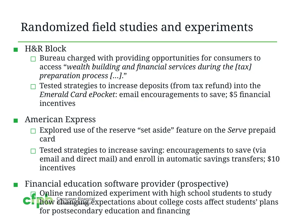 Research Partnerships with Financial Service - slide 6 of 11