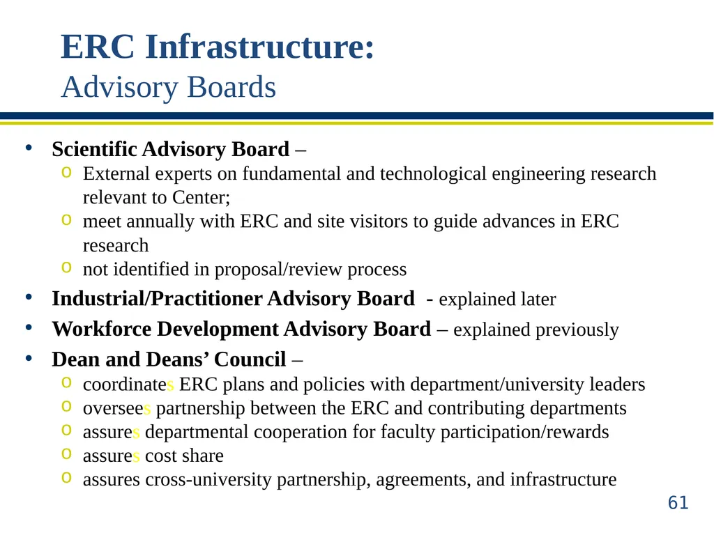 ERC Solicitation 15-589 Webinar Engineering - slide 61 of 74