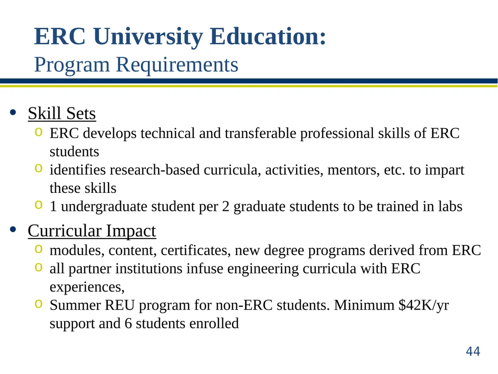 ERC Solicitation 15-589 Webinar Engineering - slide 44 of 74