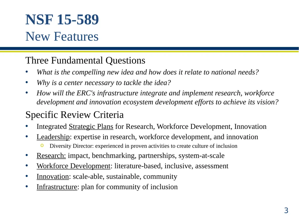 ERC Solicitation 15-589 Webinar Engineering - slide 3 of 74