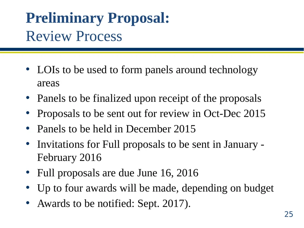 ERC Solicitation 15-589 Webinar Engineering - slide 25 of 74