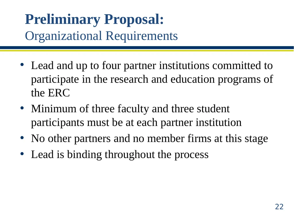 ERC Solicitation 15-589 Webinar Engineering - slide 22 of 74