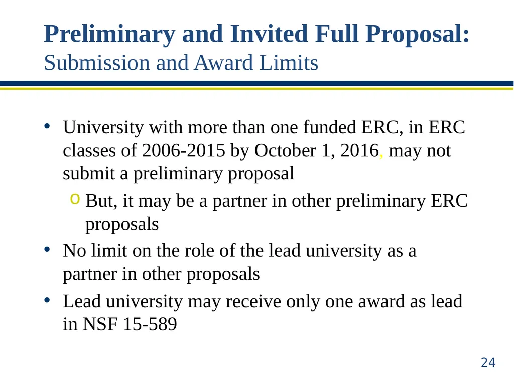 ERC Solicitation 15-589 Webinar Engineering - slide 24 of 74