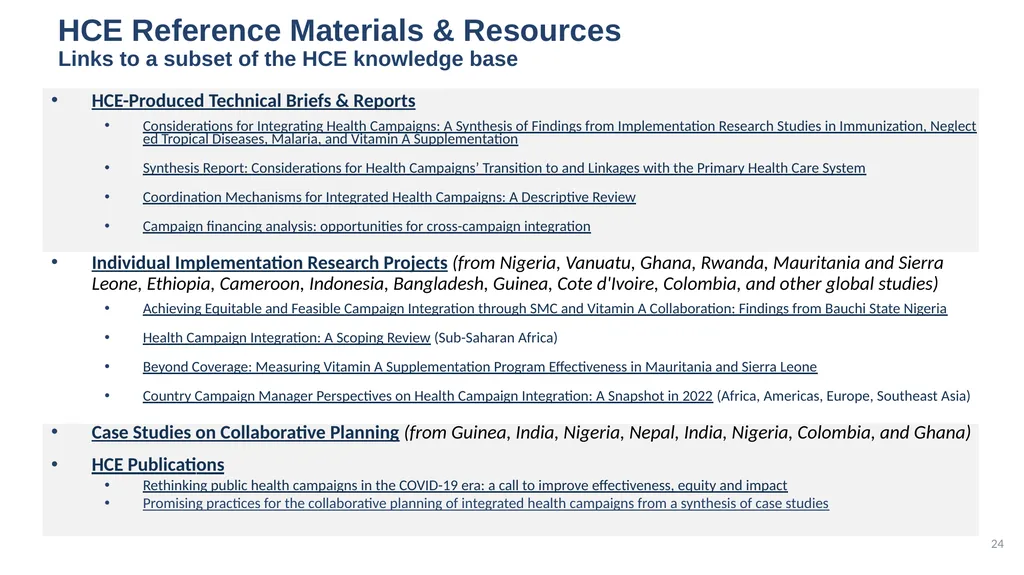 Jake Michaels HCE Coalition: Collaborative Action - slide 24 of 24