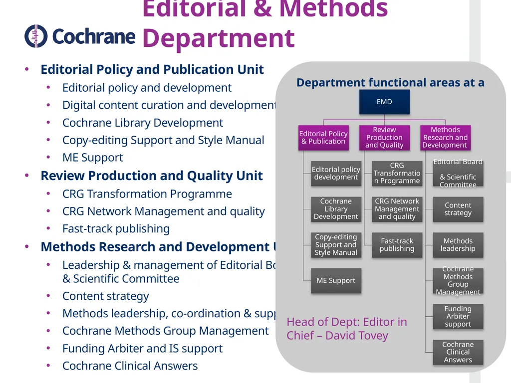 ‘Working Better Together’ Central Executive Team - slide 5 of 12