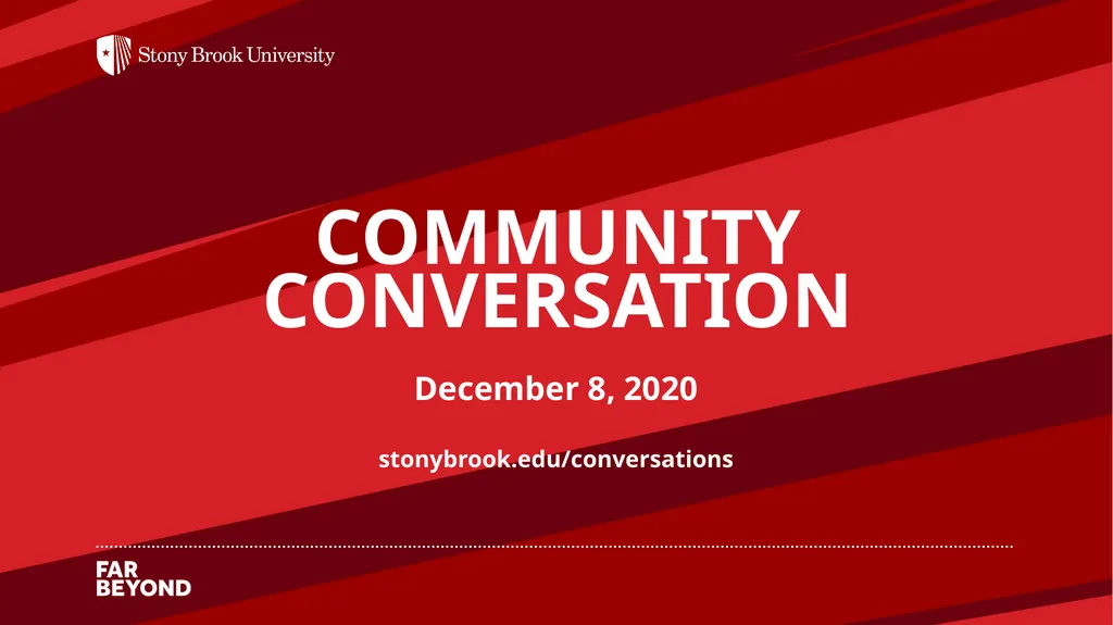COMMUNITY CONVERSATION December 8, 2020 - slide 1 of 10