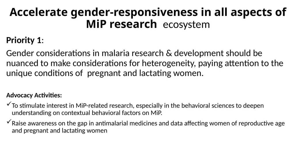 Accelerating a Gender-Transformative Approach to - slide 5 of 10