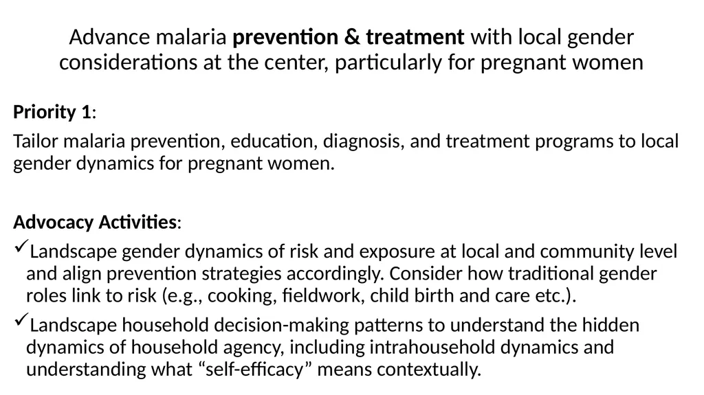 Accelerating a Gender-Transformative Approach to - slide 7 of 10
