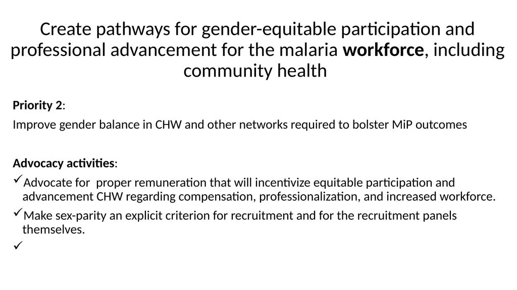 Accelerating a Gender-Transformative Approach to - slide 9 of 10