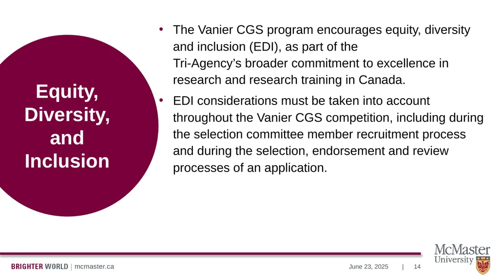 Information Session Vanier Doctoral – Canada - slide 14 of 52