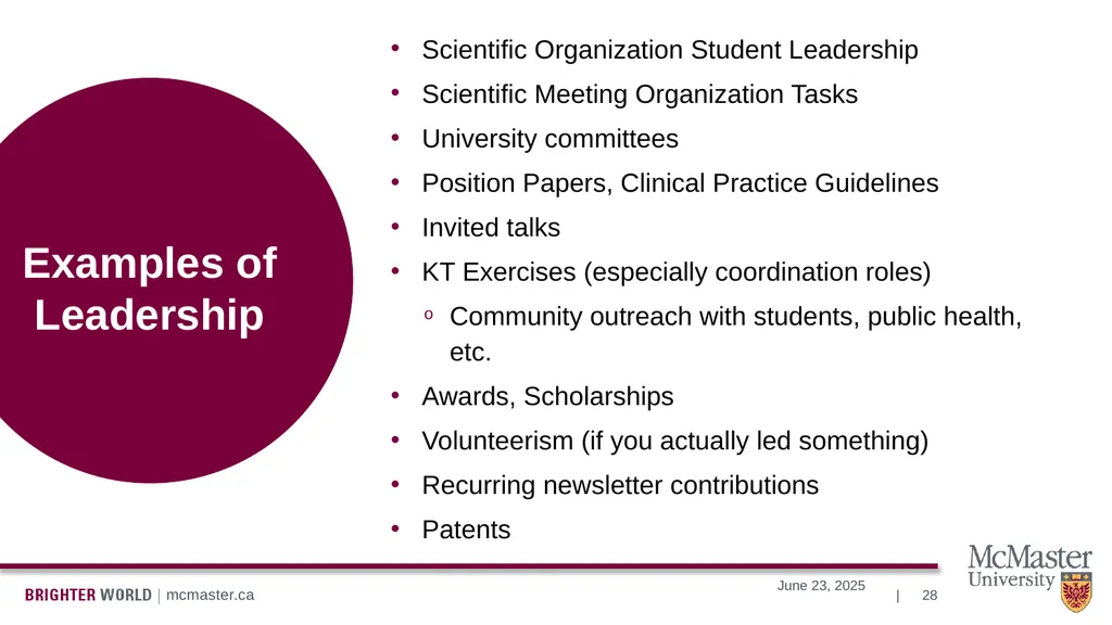 Information Session Vanier Doctoral – Canada - slide 28 of 52