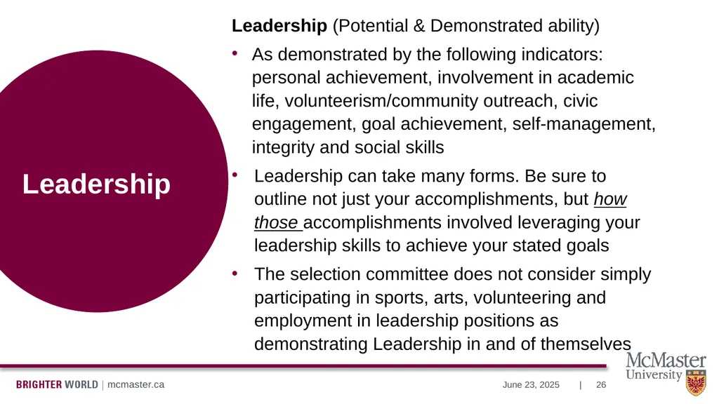 Information Session Vanier Doctoral – Canada - slide 26 of 52