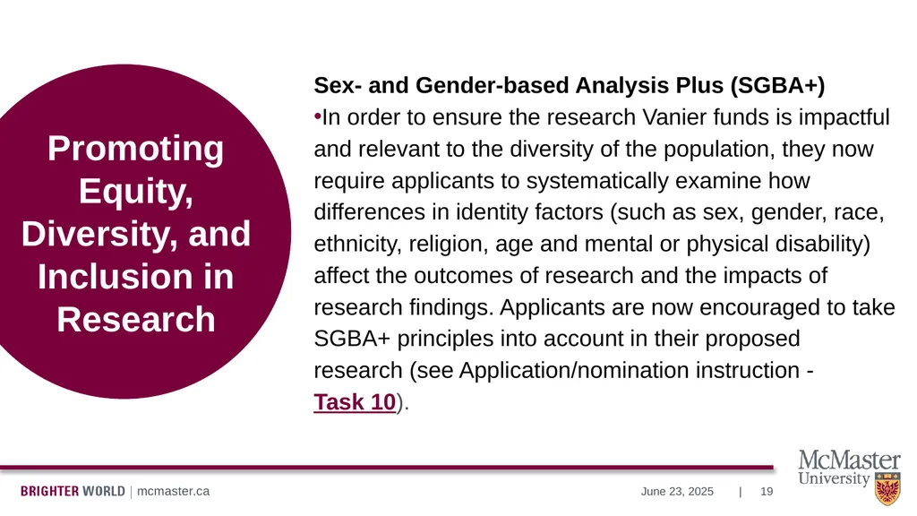 Information Session Vanier Doctoral – Canada - slide 19 of 52