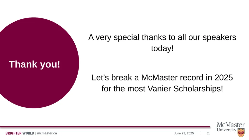 Information Session Vanier Doctoral – Canada - slide 51 of 52