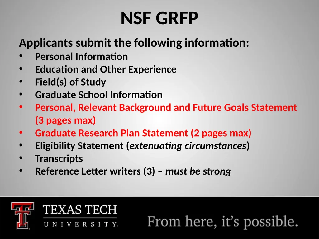 Fellowships and Funding FY 2025 Tim Dallas, PhD - slide 16 of 28
