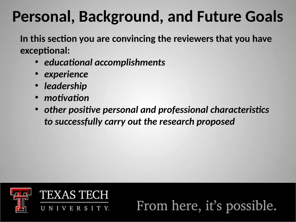 Fellowships and Funding FY 2025 Tim Dallas, PhD - slide 19 of 28