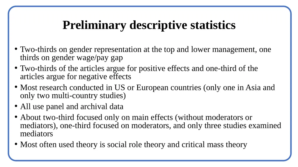 Closing the gap? A systematic review on the - slide 10 of 17