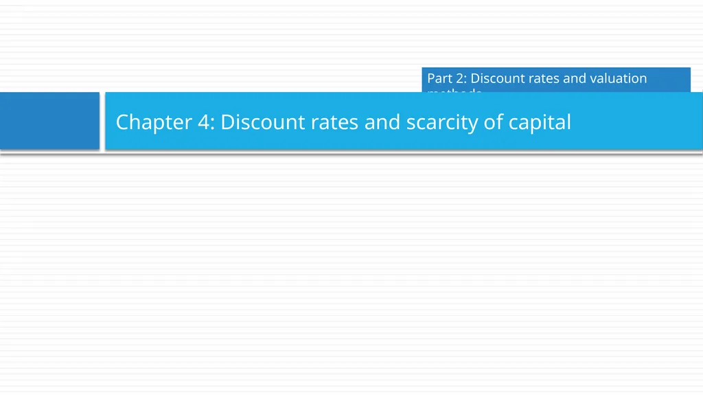 Corporate Finance for Long-Term Value Chapter 4: - slide 2 of 23