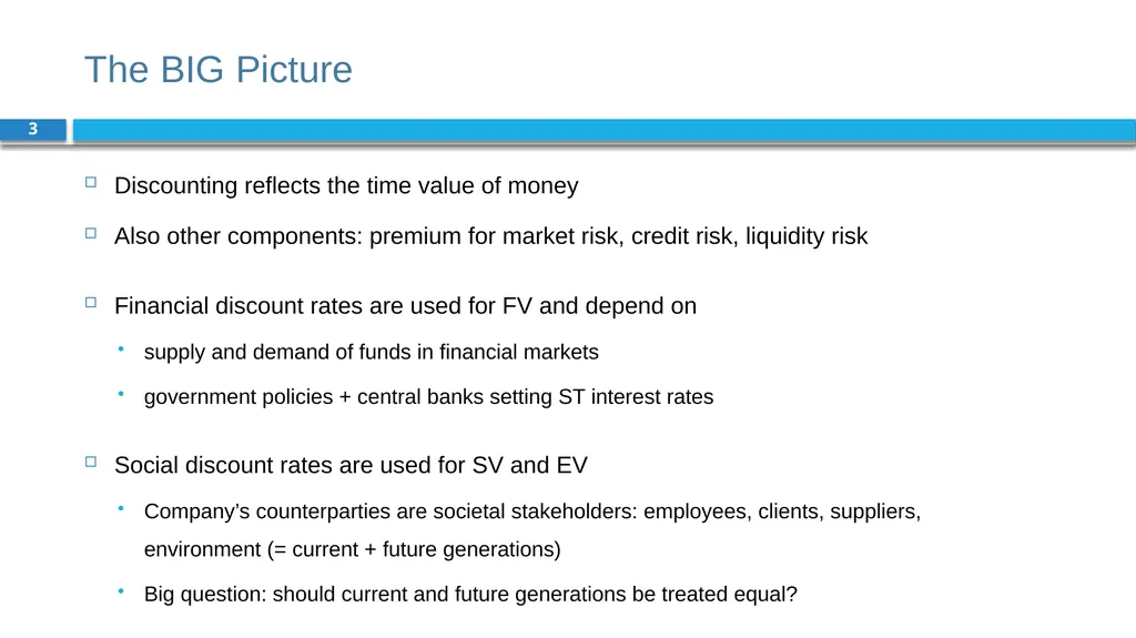 Corporate Finance for Long-Term Value Chapter 4: - slide 3 of 23