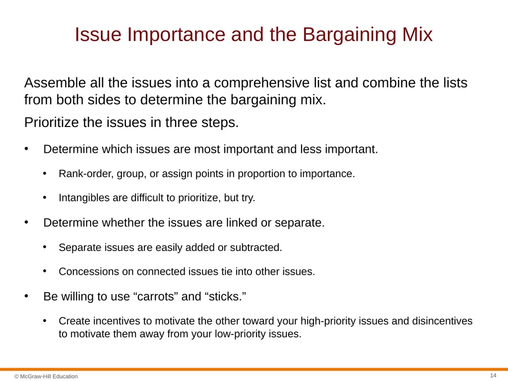 Negotiation Section 01: Negotiation Fundamentals - slide 14 of 22