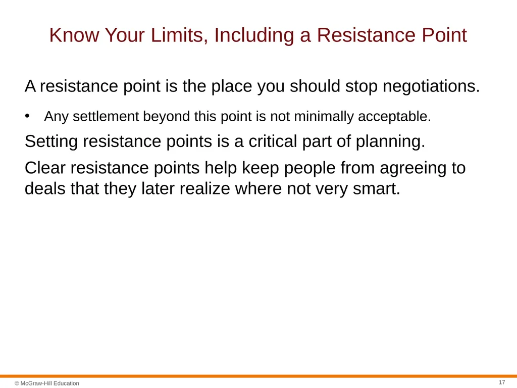 Negotiation Section 01: Negotiation Fundamentals - slide 17 of 22