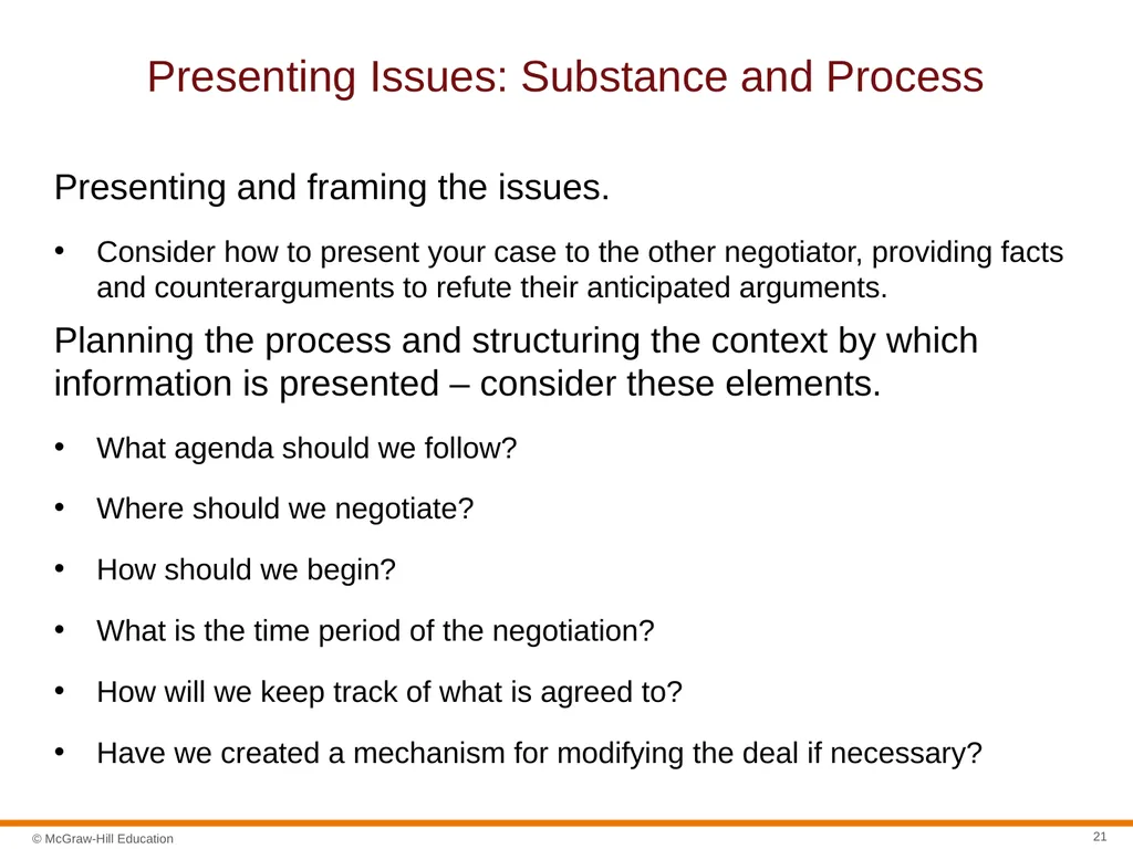Negotiation Section 01: Negotiation Fundamentals - slide 21 of 22