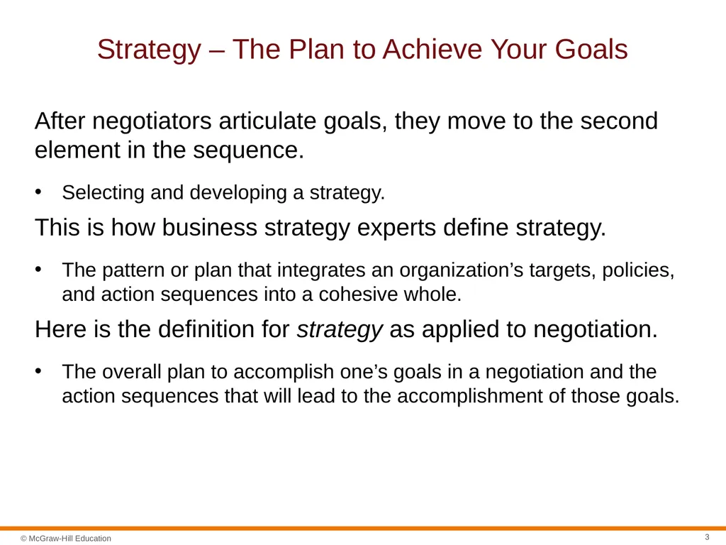 Negotiation Section 01: Negotiation Fundamentals - slide 3 of 22