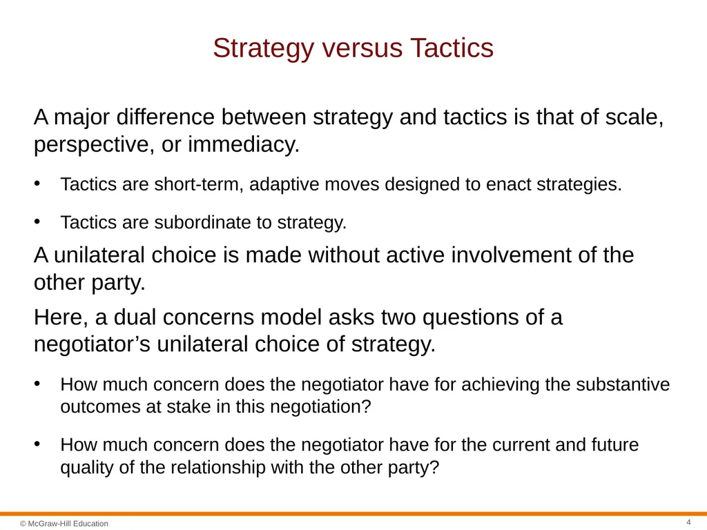 Negotiation Section 01: Negotiation Fundamentals - slide 4 of 22