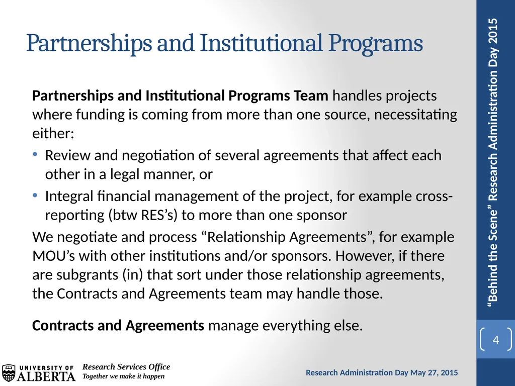 Demystifying Partnership and Institutional - slide 4 of 19