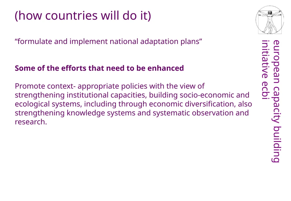 Adaptation in the Paris Agreement Ambition and - slide 9 of 12