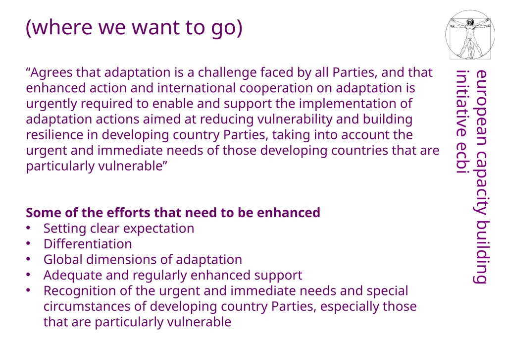 Adaptation in the Paris Agreement Ambition and - slide 5 of 12