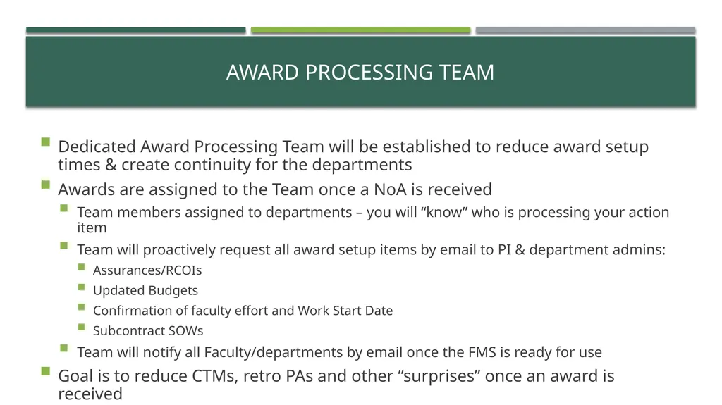 AURA Assembly of University research - slide 19 of 38