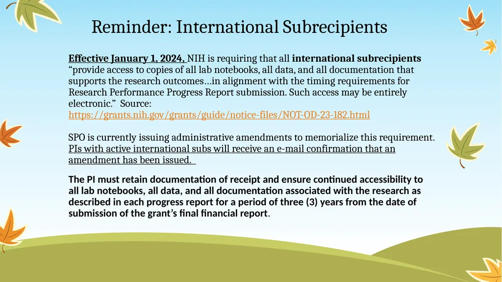 Research Administration Forum Proposals, - slide 3 of 5