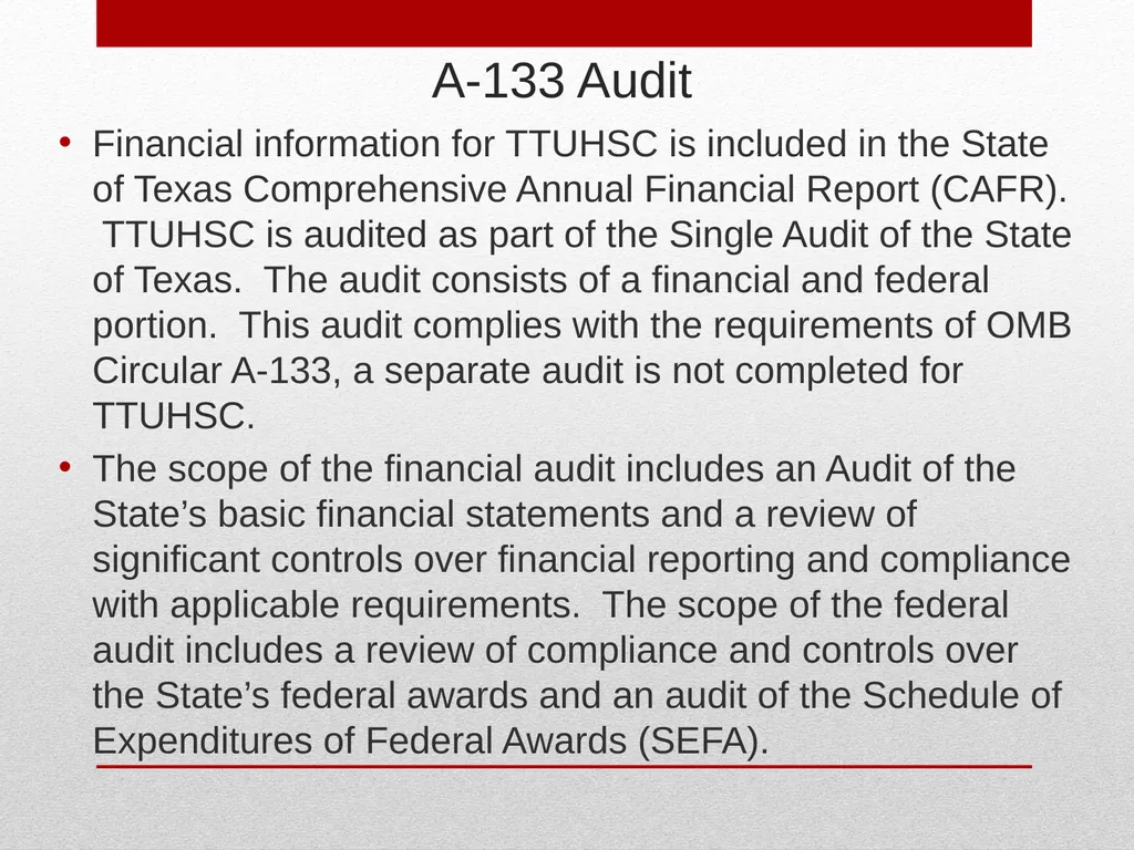 Grant Management TTUHSC Accounting Services May - slide 52 of 83