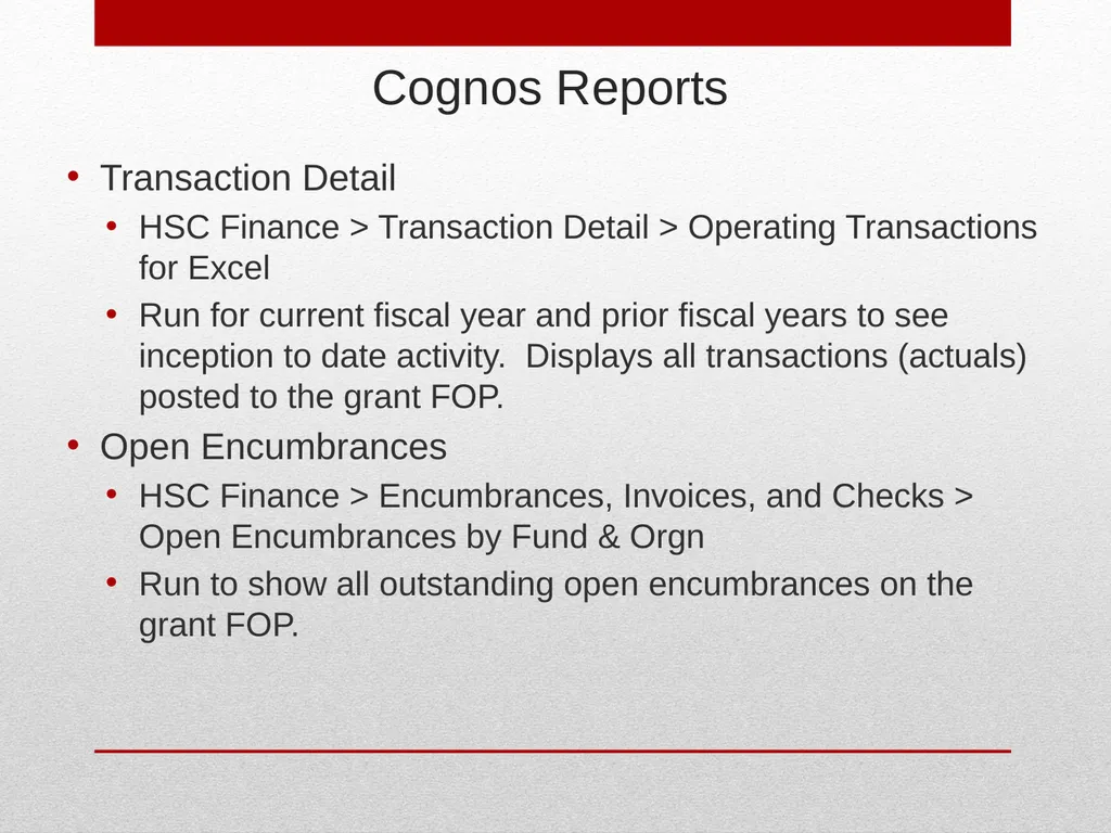 Grant Management TTUHSC Accounting Services May - slide 55 of 83