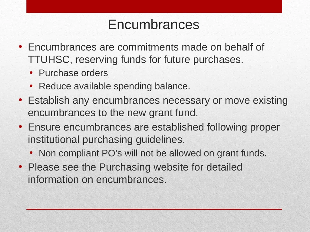 Grant Management TTUHSC Accounting Services May - slide 26 of 83