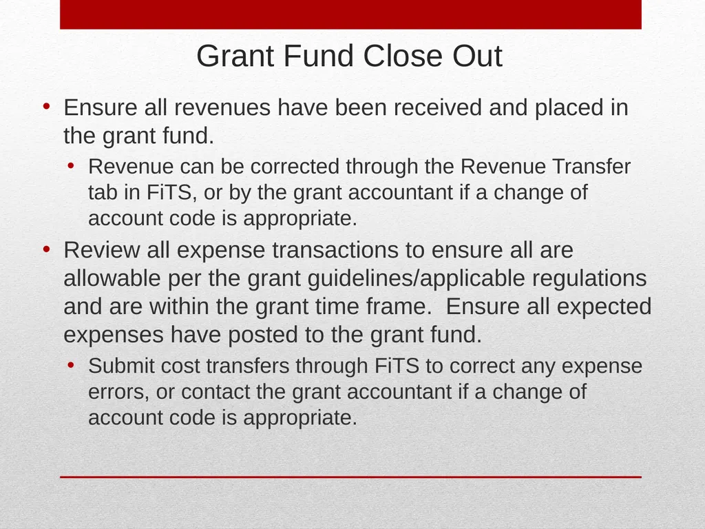 Grant Management TTUHSC Accounting Services May - slide 75 of 83