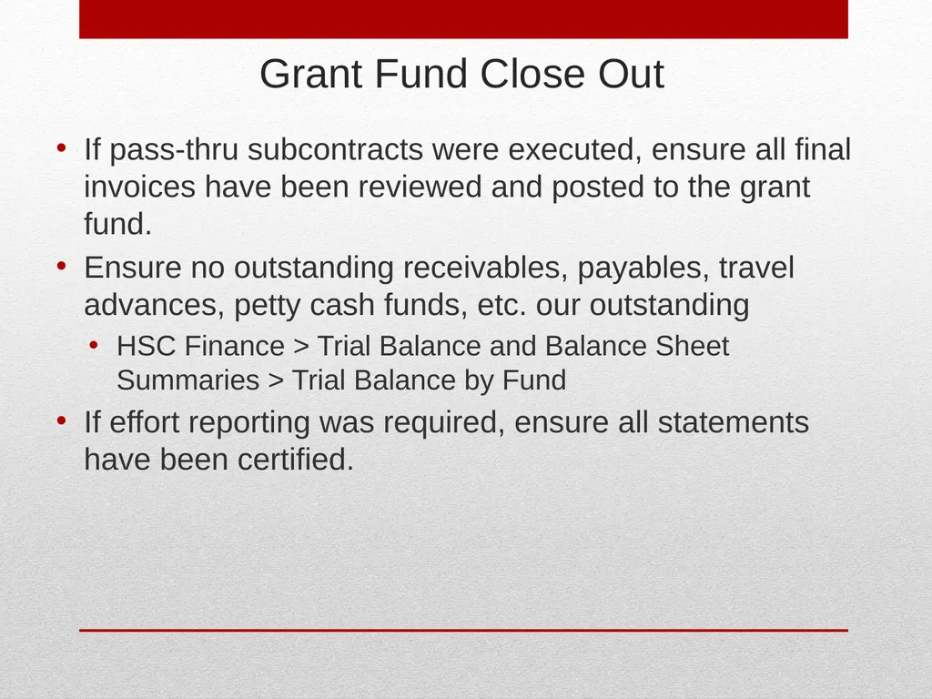 Grant Management TTUHSC Accounting Services May - slide 79 of 83