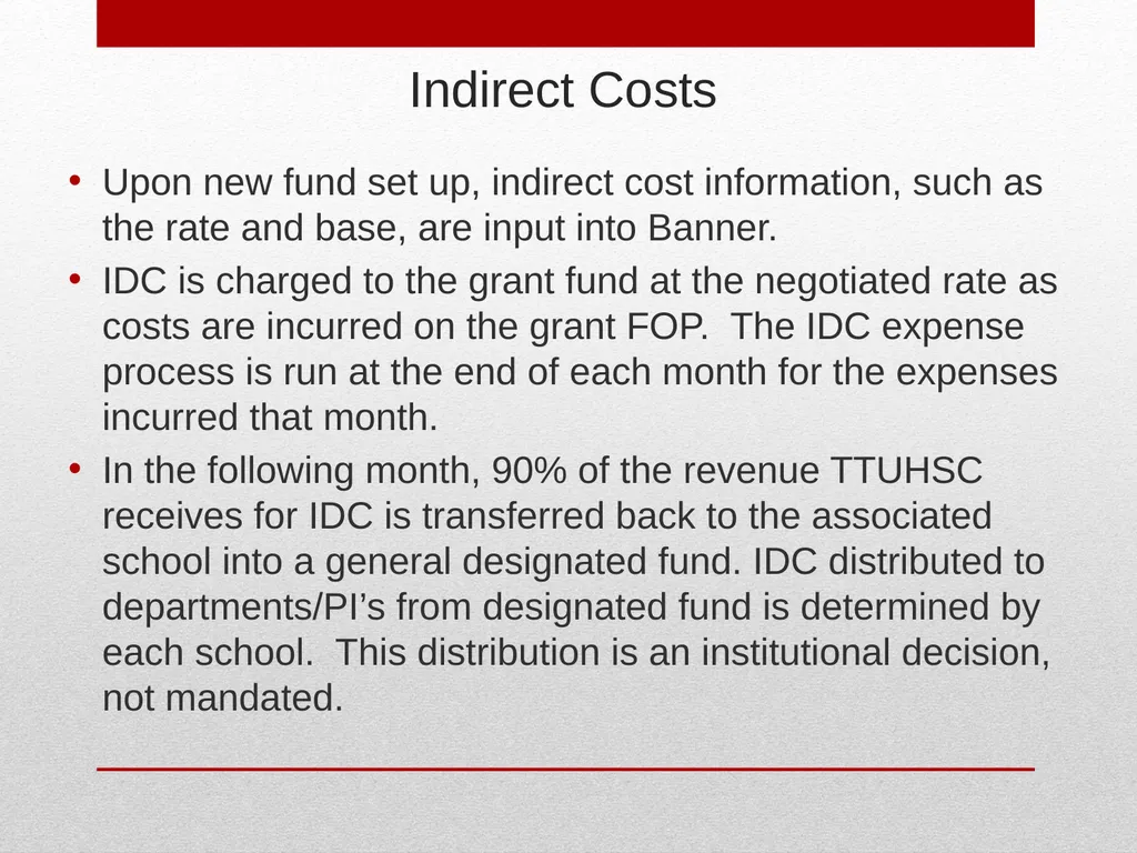 Grant Management TTUHSC Accounting Services May - slide 38 of 83
