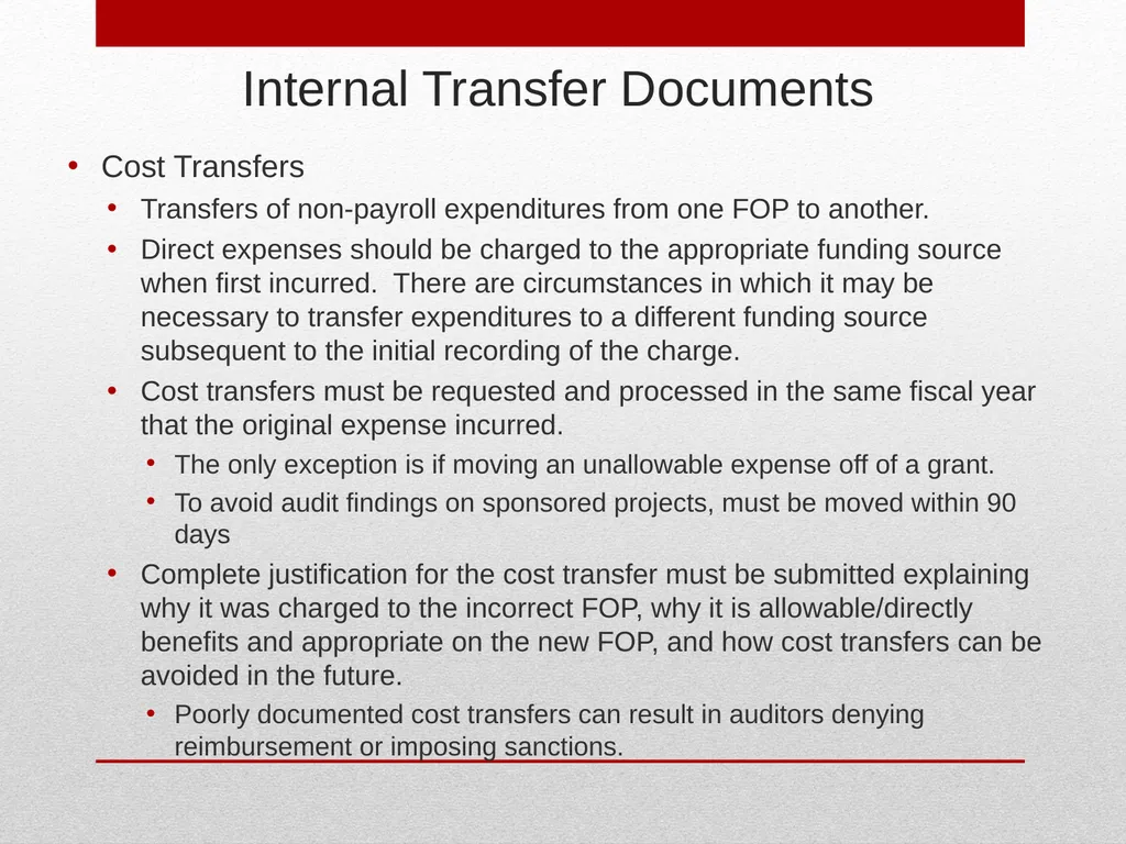 Grant Management TTUHSC Accounting Services May - slide 44 of 83