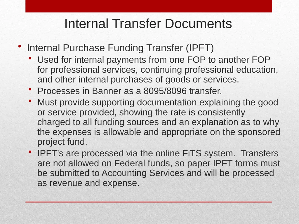 Grant Management TTUHSC Accounting Services May - slide 46 of 83