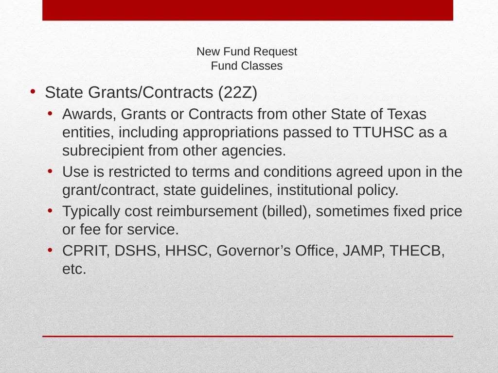 Grant Management TTUHSC Accounting Services May - slide 10 of 83