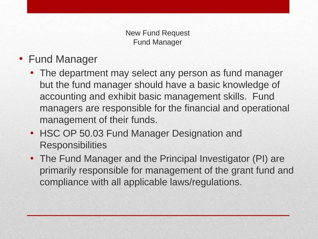 Grant Management TTUHSC Accounting Services May - slide 17 of 83