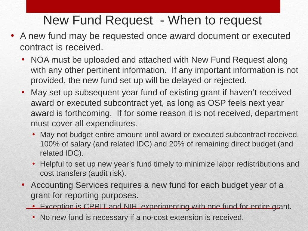 Grant Management TTUHSC Accounting Services May - slide 18 of 83