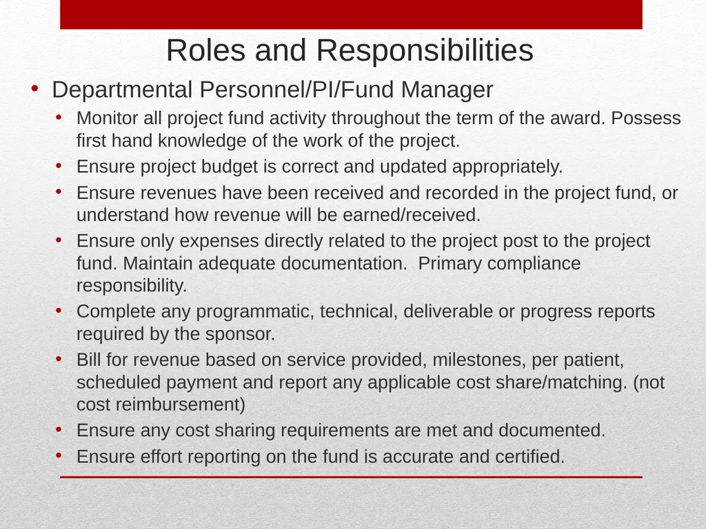Grant Management TTUHSC Accounting Services May - slide 41 of 83