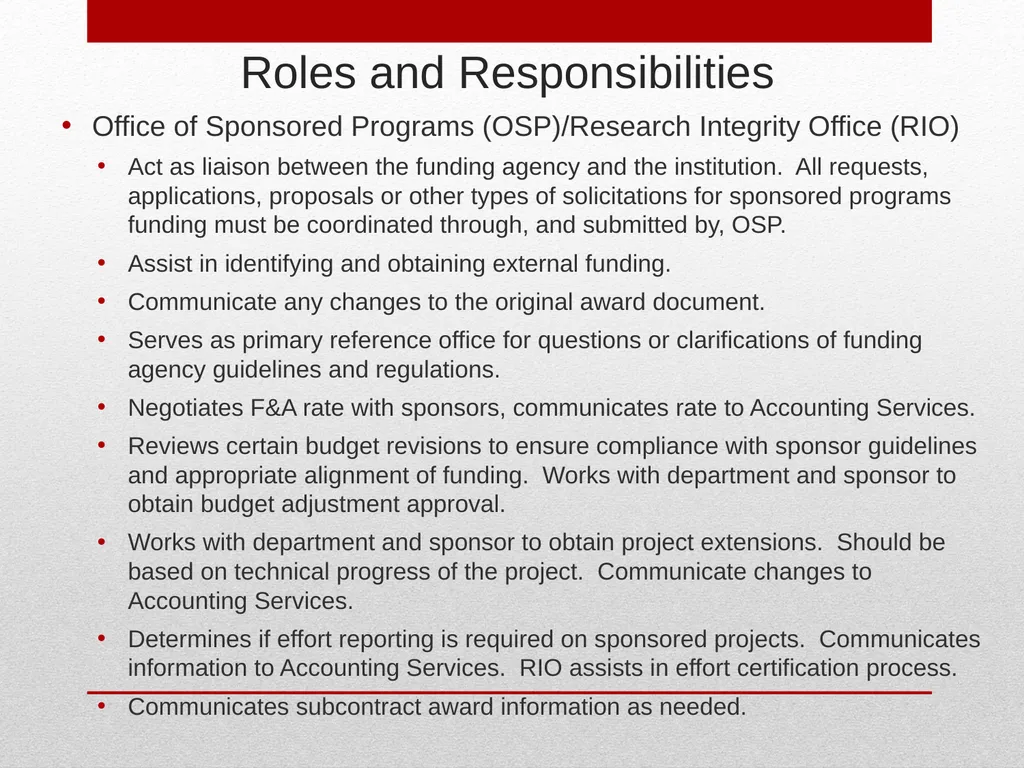 Grant Management TTUHSC Accounting Services May - slide 42 of 83