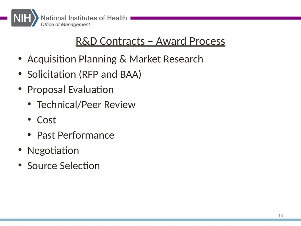 Research and Development Contracts Richard - slide 14 of 42