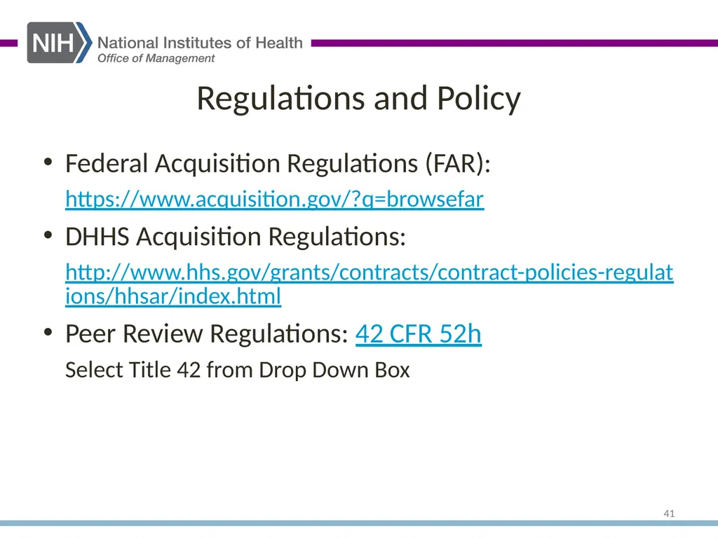 Research and Development Contracts Richard - slide 41 of 42