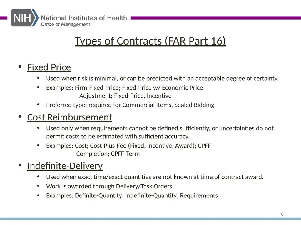 Research and Development Contracts Richard - slide 8 of 42